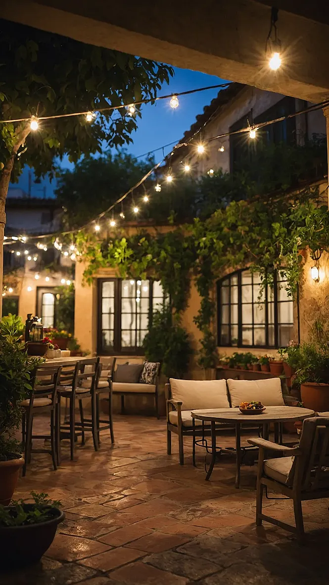 Italian Bistro Backyard