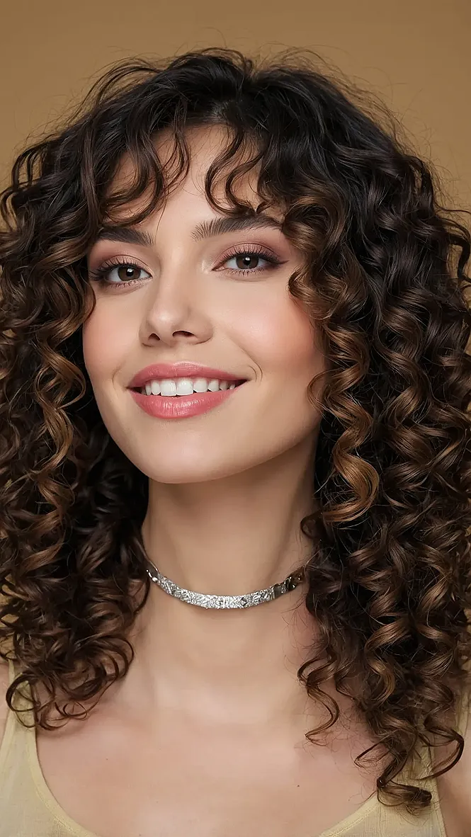 Curls Framing Your Face