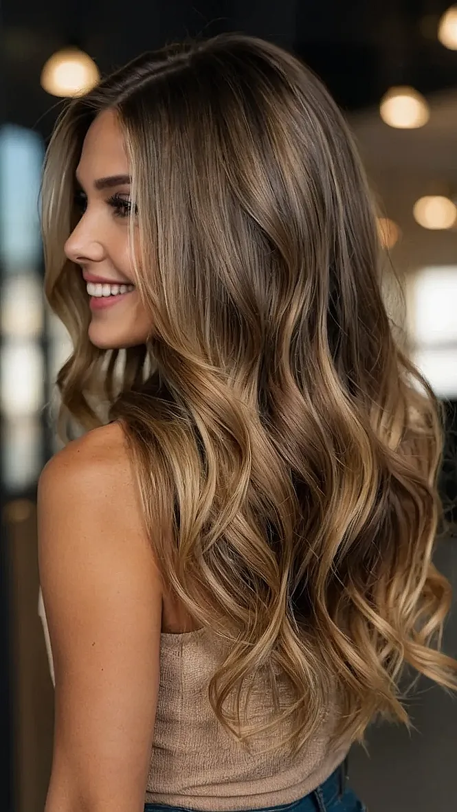 Dark Balayage: Beachy Keen