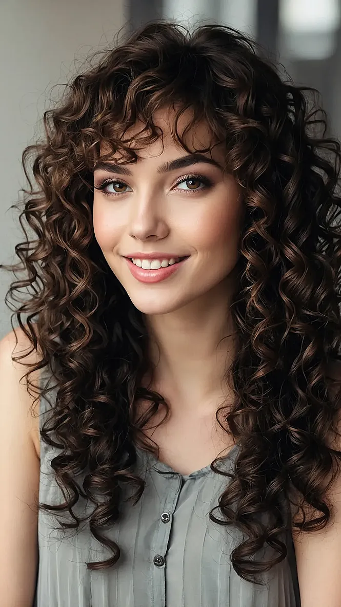 Bold Bangs, Bouncing Curls