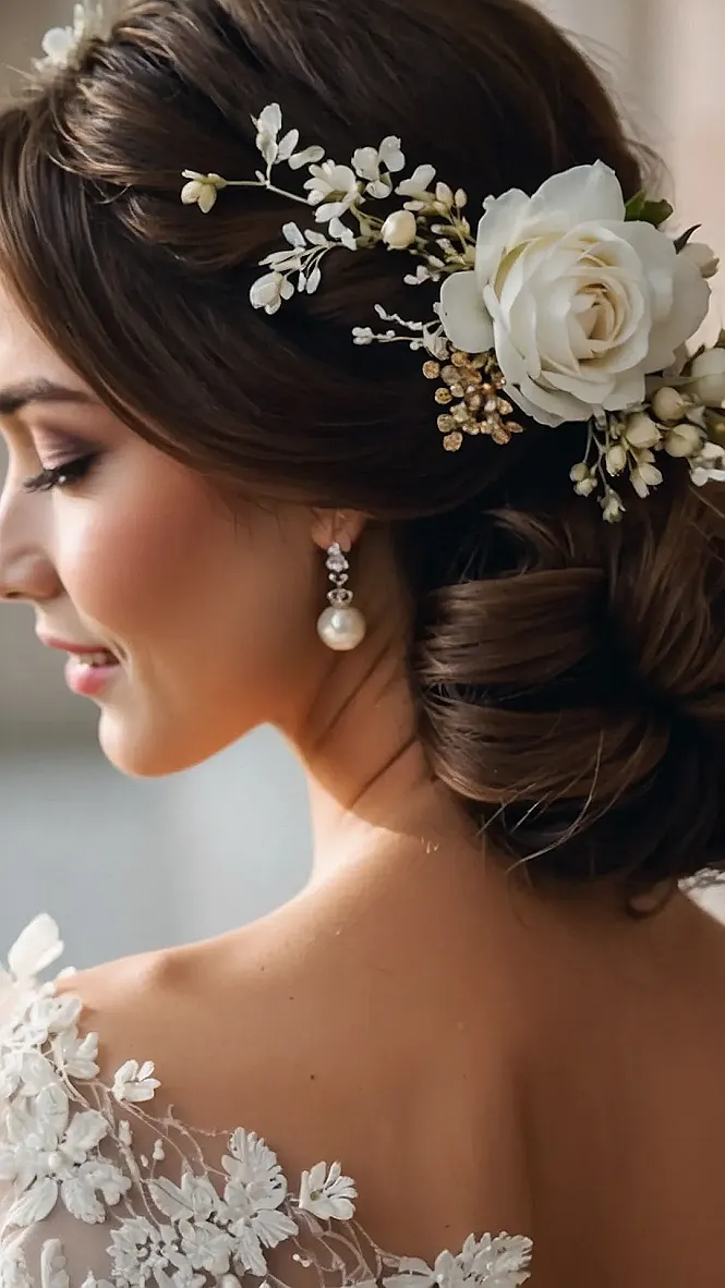 Crown of Blooms: Wedding Day Style