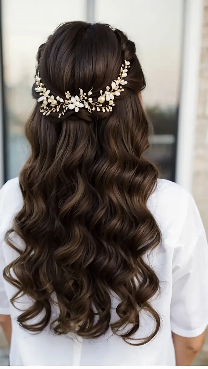 Effortless Bridal Curls