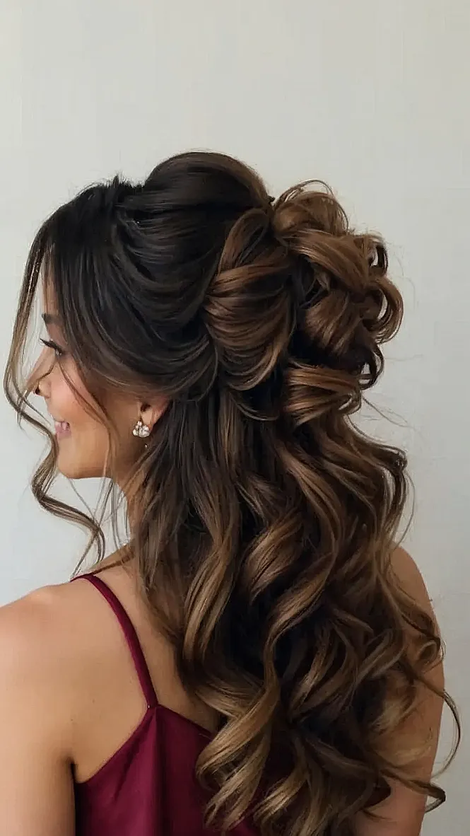 Showstopping Bridesmaid Curls