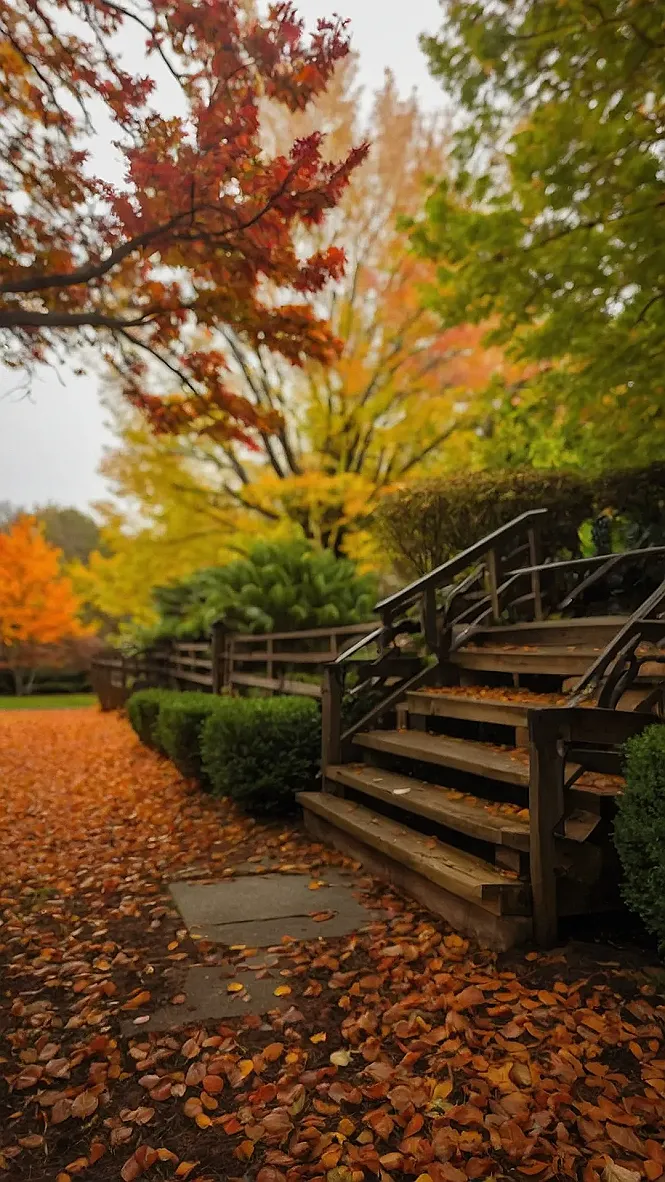 Fall Garden Steps: