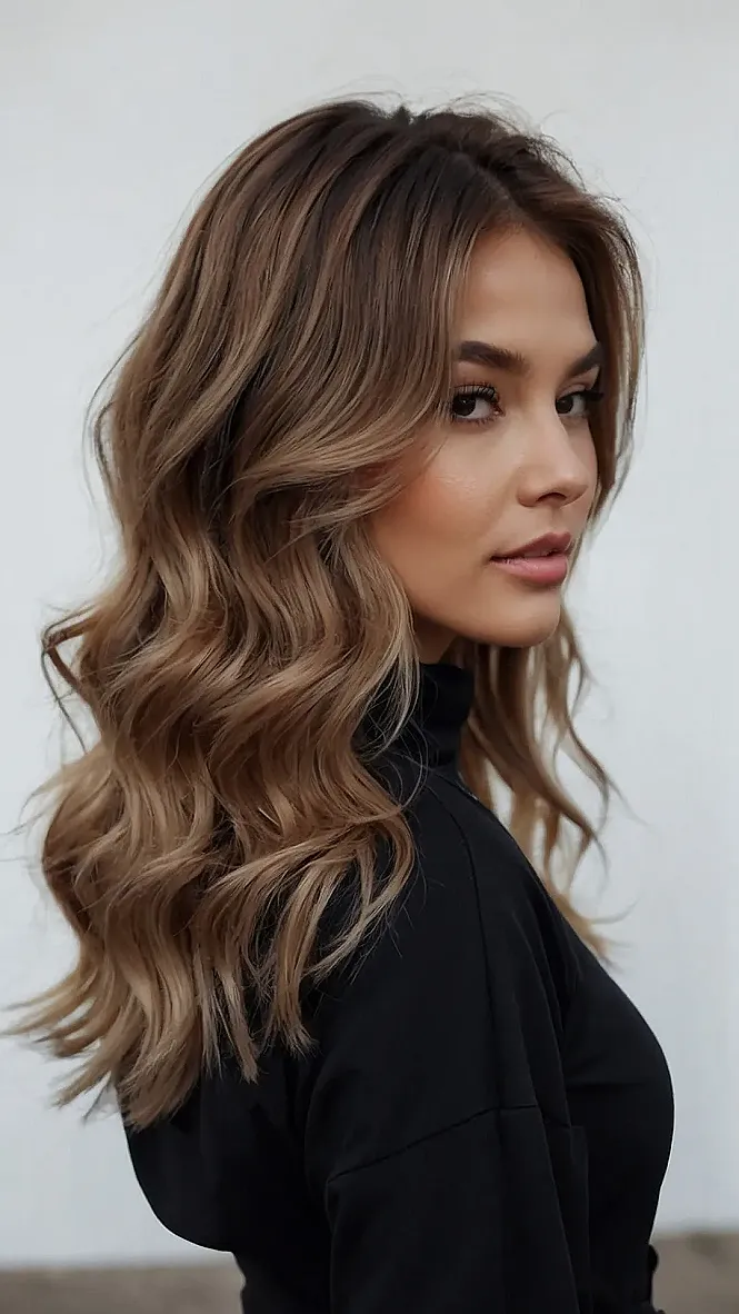 Hair Goals: Soft Waves & Sultry Side-Eye: