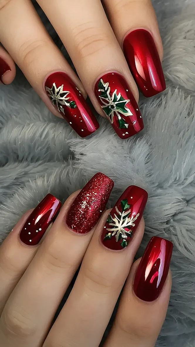 Jingle Bell Nails