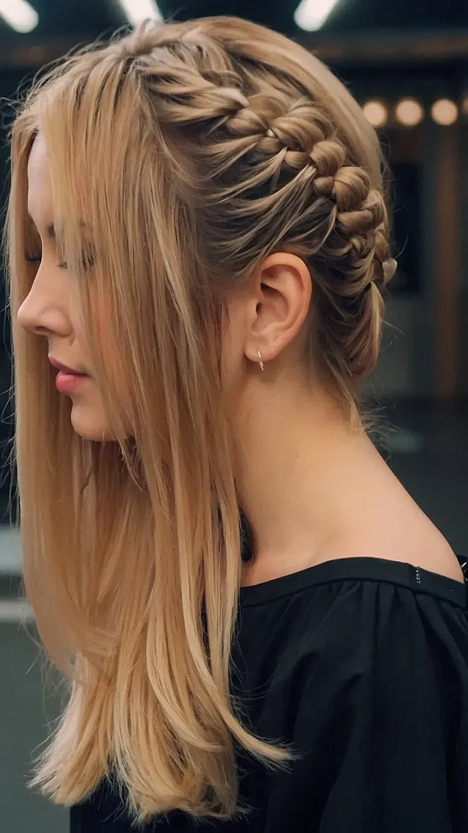 Braided Beauty: A Cute and Soft Hairstyle: