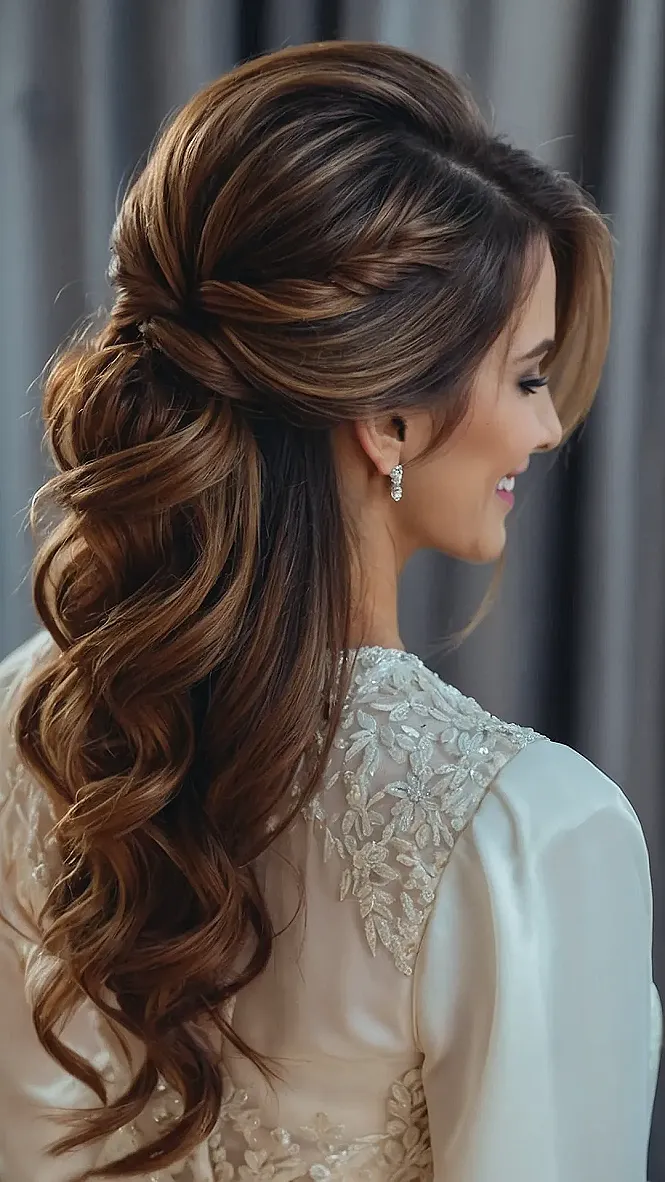 Timeless Half Up Half Down Hairstyles Perfect for Any Bride