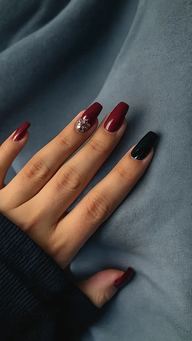 Gold & Black Swirls üíÖ: