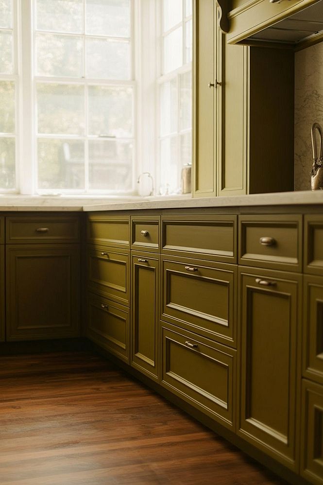 Olive Green Kitchens: Classy Nature-Inspired Home Decor