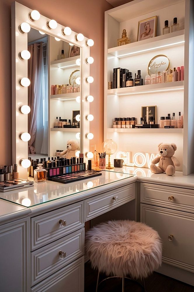 Chic Home Office Furniture: Dream Vanity Design Ideas