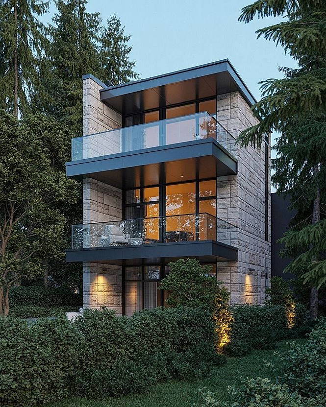 Elegant Micro-Home: Stone & Steel Architectural Marvels