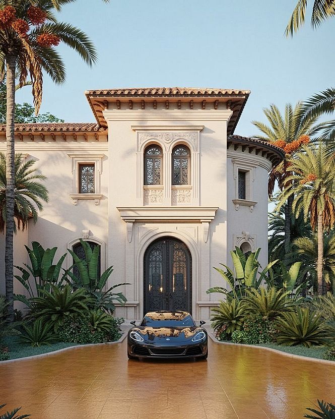 Spanish House Style: Tropical Luxury & Modern French Architecture