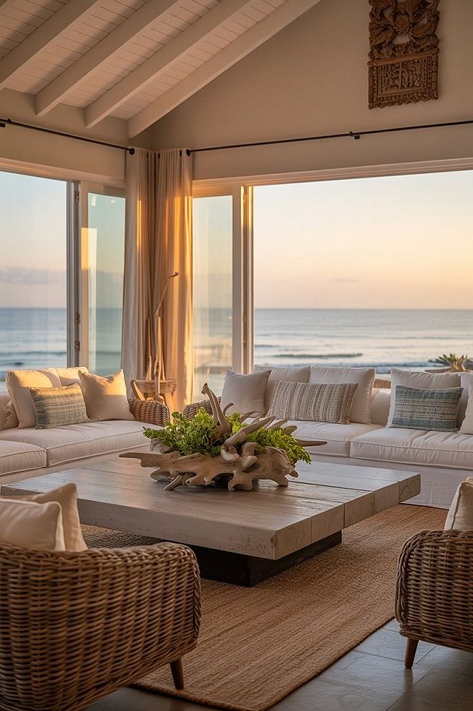 Ultimate Beach House Living Room: Coastal Home Decor Style Guide