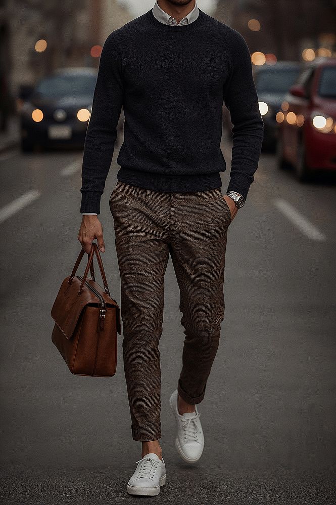 Stylish Fall Work Outfits for Men: Smart Casual Elegance