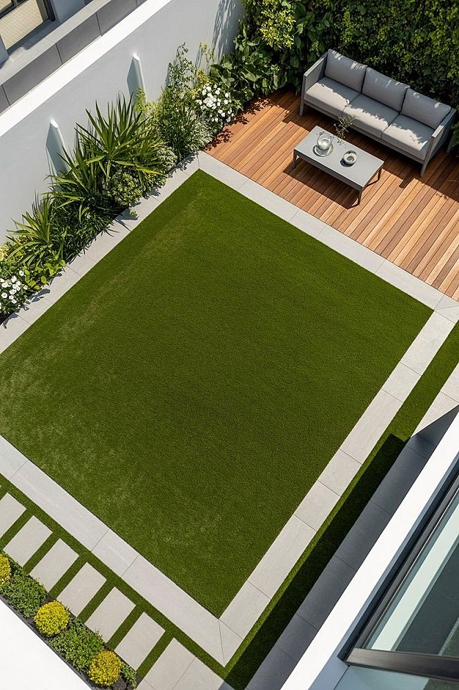 Modern Square Yard Garden Landscaping Ideas for Urban Oases