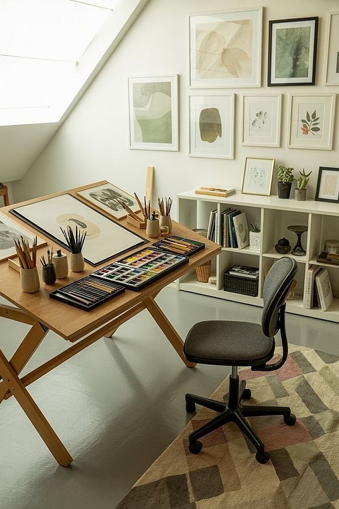 Dreamy Home Art Studio Layouts for Your Creative Sanctuary