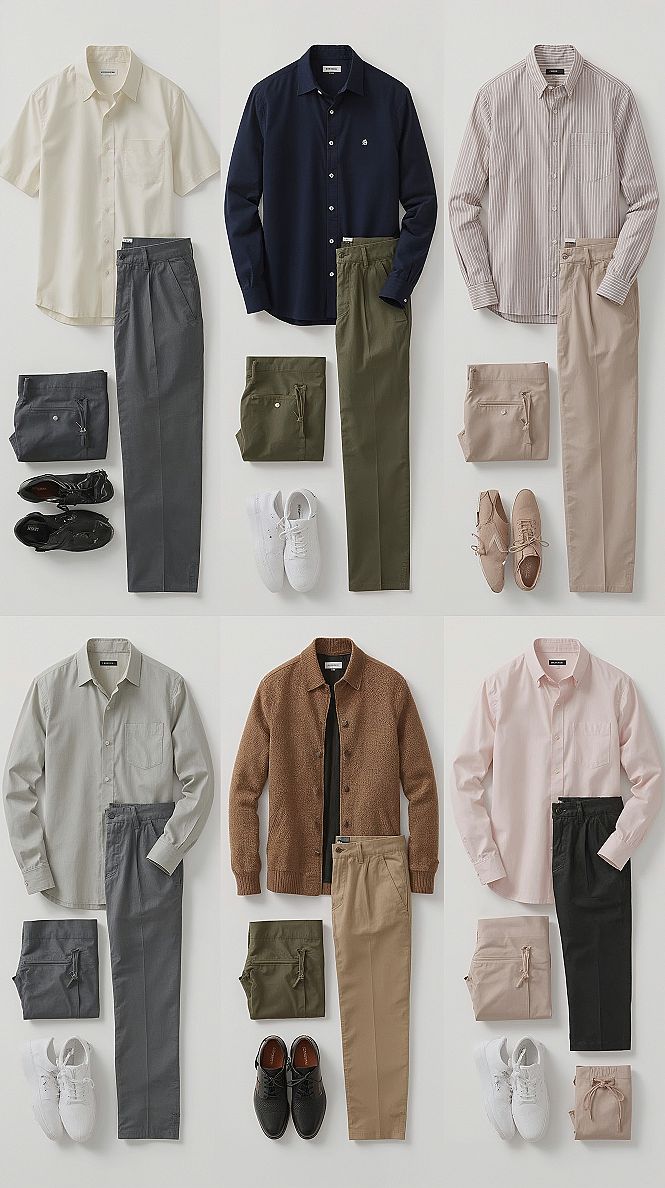Effortless Style: Trendy Smart Casual Shirt Combos for Men