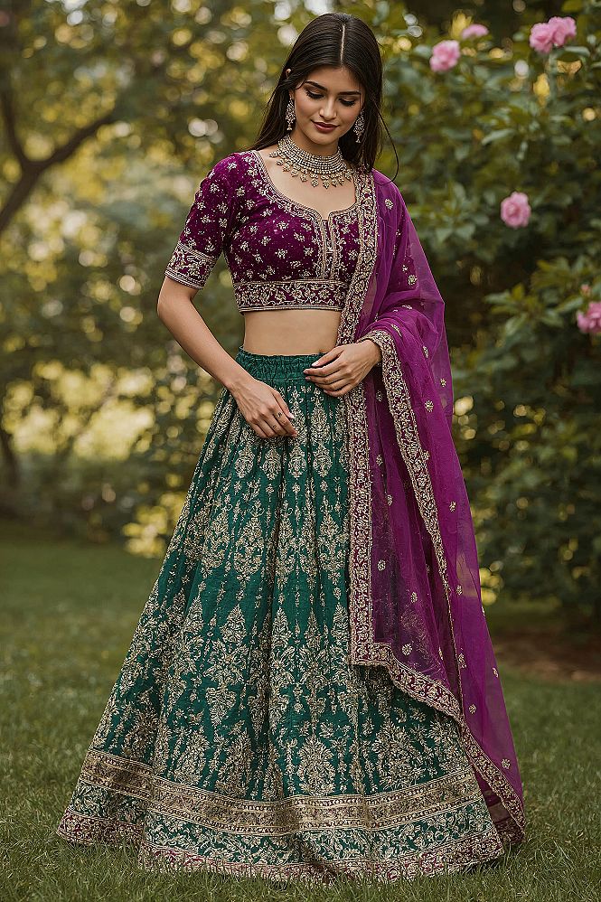 Vibrant Navratri Chaniya Choli: Festive Fusion for Women's Fashion