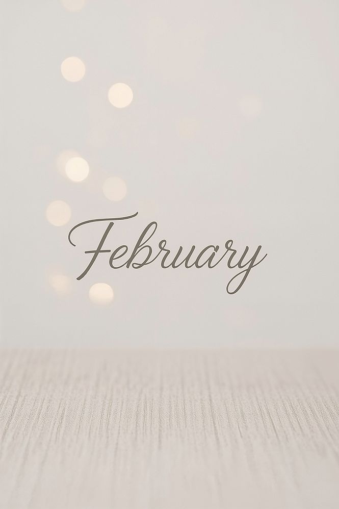 Aesthetic February White Backgrounds: Serene Bokeh for Your Mobile