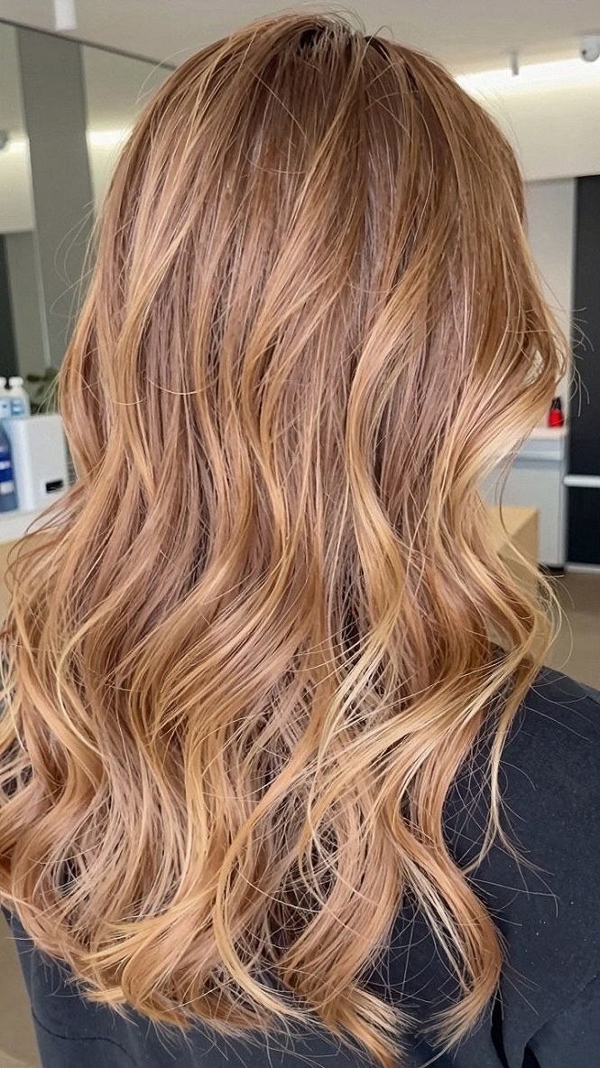 Why Dimensional Waves Make Soft Copper Blonde Work