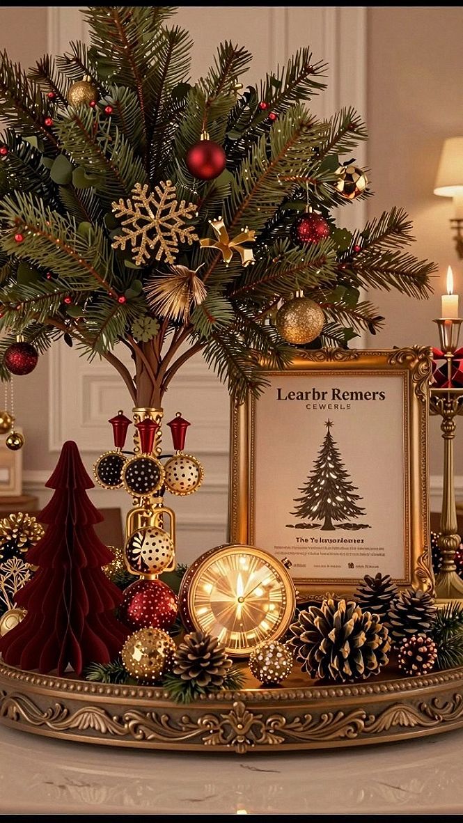 Styling a Festive Holiday Tray Display