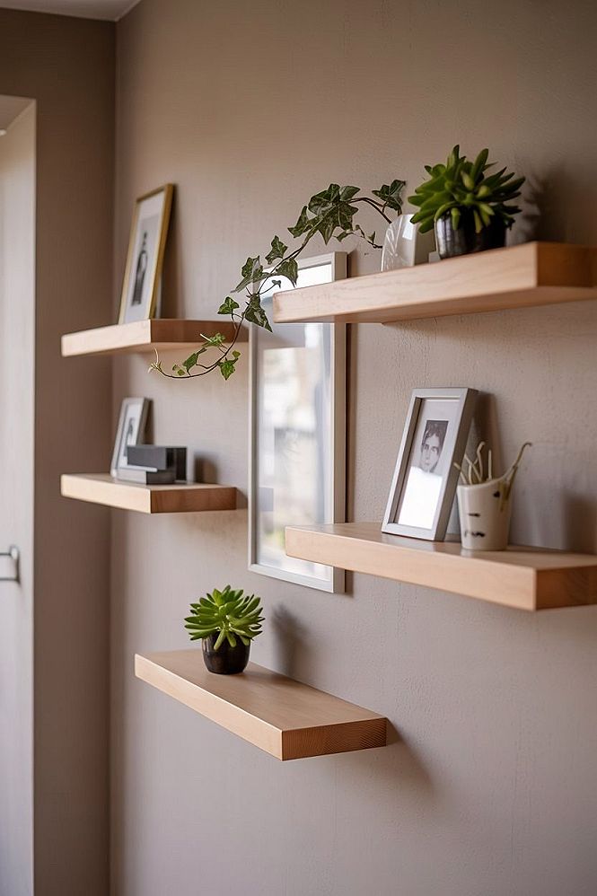 Entryway Wall Shelves: Smart Wall Decor Ideas for Small Hallways