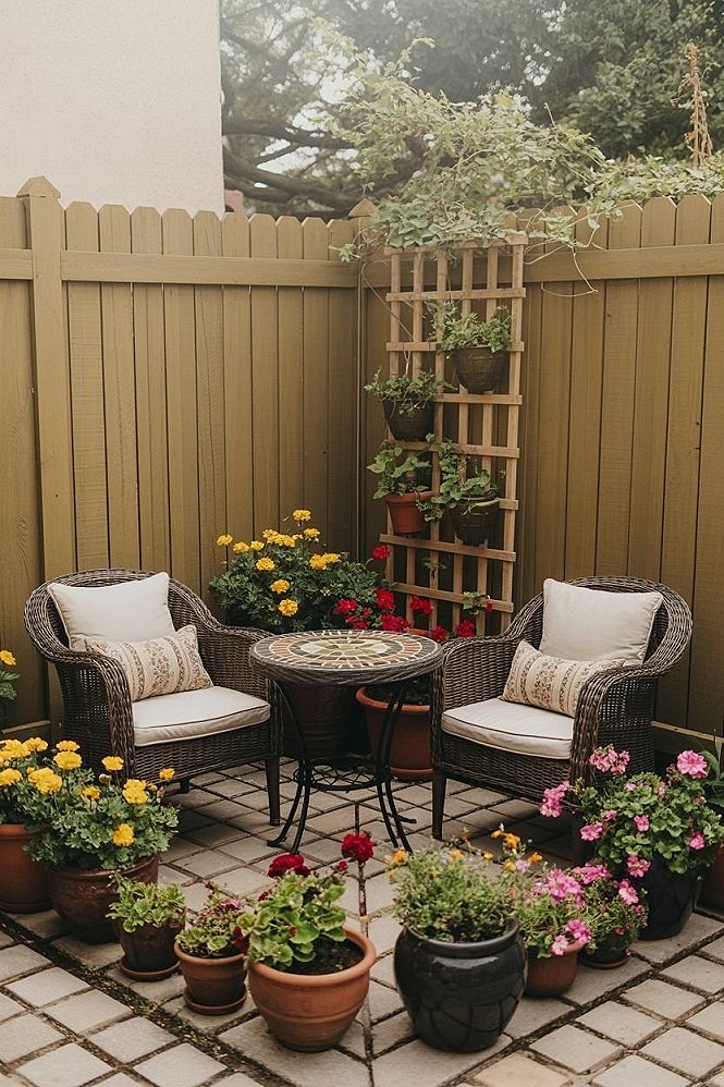 Budget-Friendly Backyard Patio Oasis: Cozy Corner Design