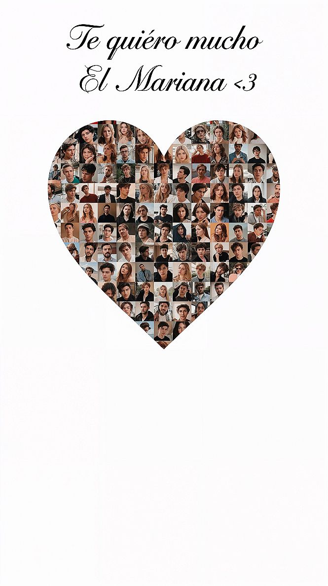 Heartfelt Collage: Streamer Aesthetic Wallpaper for Mobile