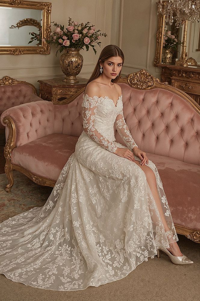 Luxury Romantic Lace Princess Dress: Styling Your Fairytale Wedding
