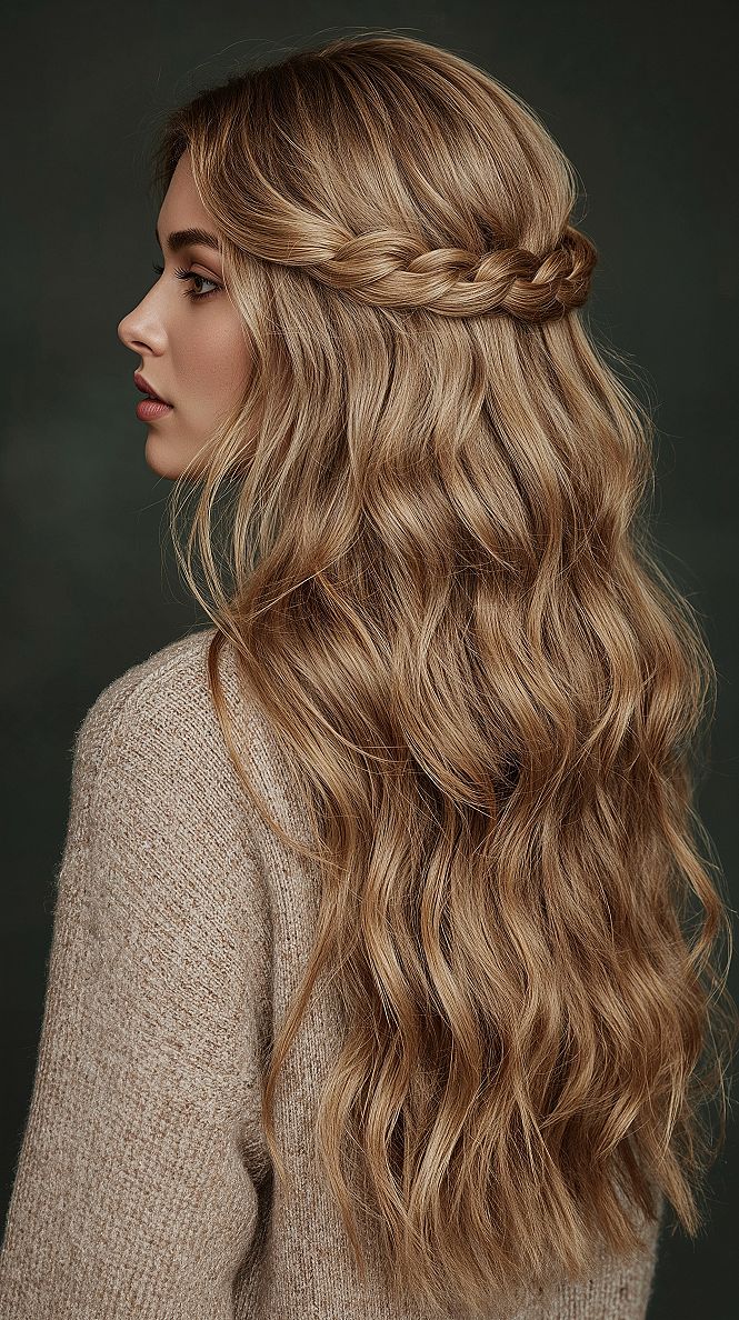 Crimped Bridal Hair: The New Fairytale Hairstyle Trend