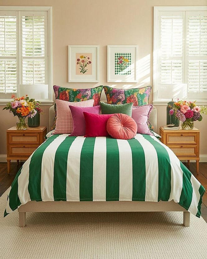 Vibrant Dopamine Decor: Bold Colorful Bedroom Ideas for 2024