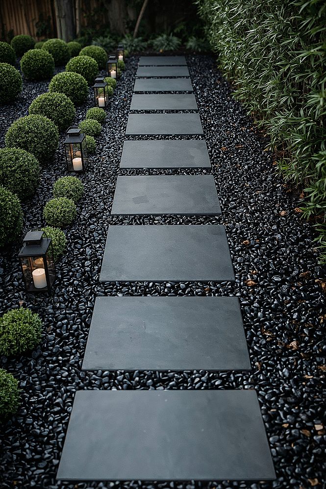 Modern Garden Path Design: Elegant Paving Walkways for Front Gardens