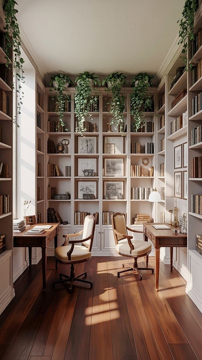 Light Academia Office: Elegant Home Study Aesthetic