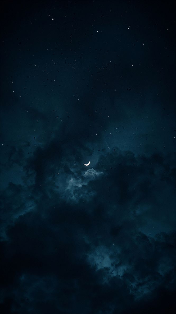 Dark Night Sky Wallpaper: Aesthetic 4K for Desktop & Phone