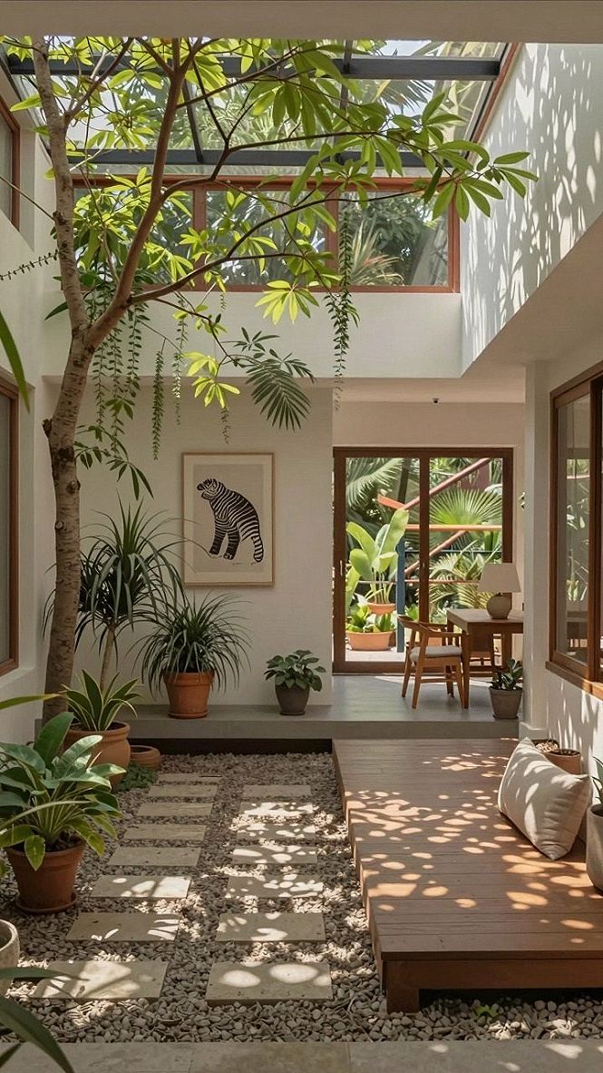 Integrating Indoor Atriums for Natural Light and Ventilation