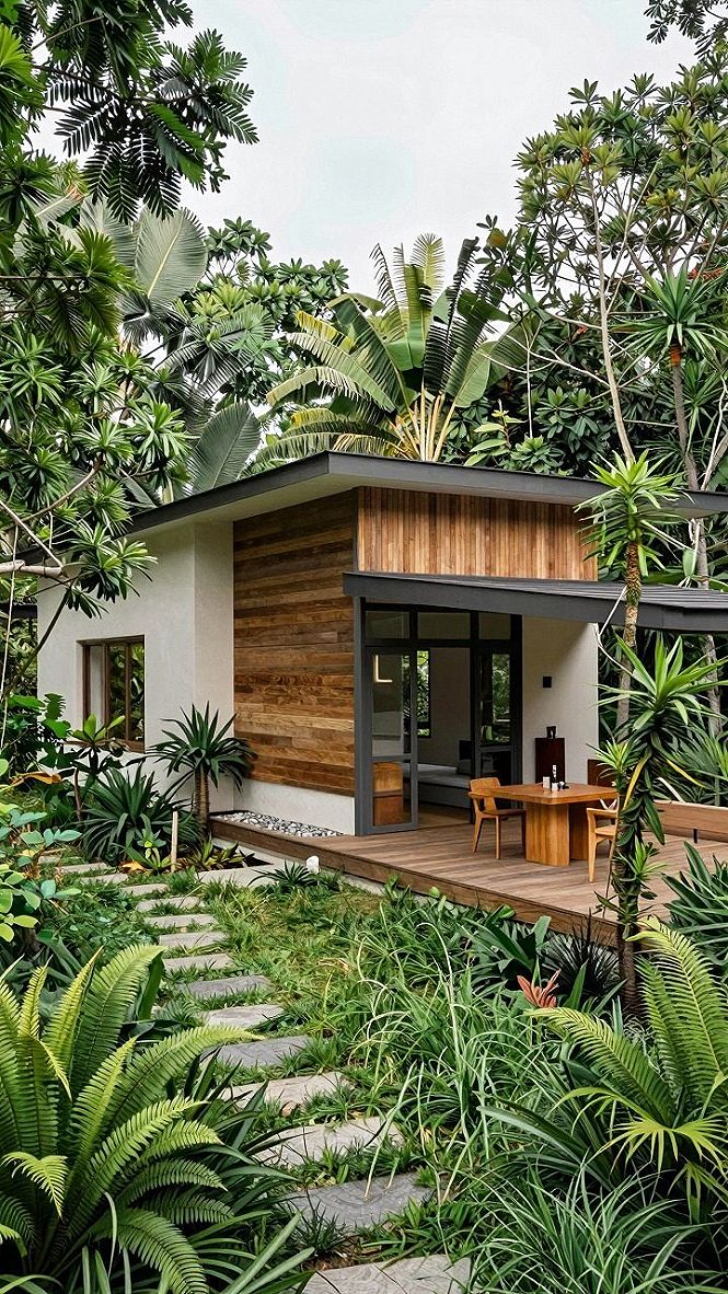 Choosing The Right Materials For A Modern Garden Guest House