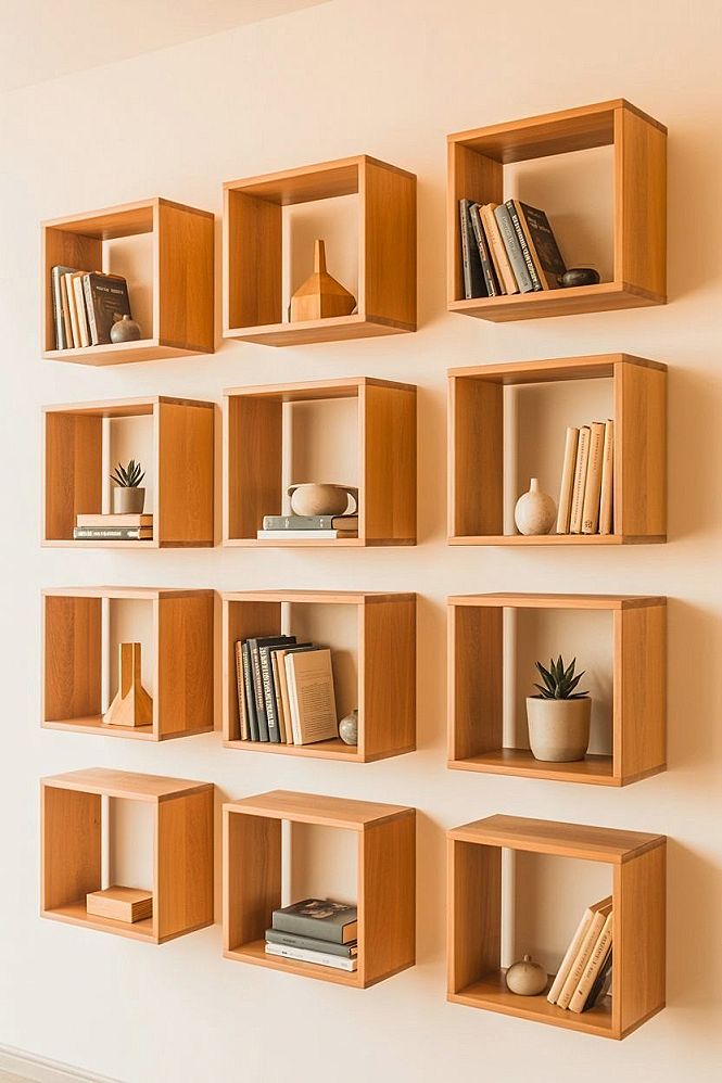 Creative Wall Book Shelves: Maximize Space for a Library Aesthetic
