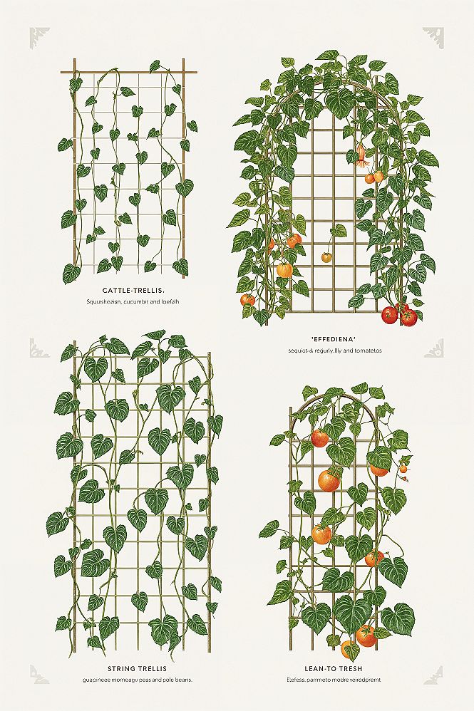 Choosing the Right Garden Trellis: Support for Climbing Veggies & Tomatoes