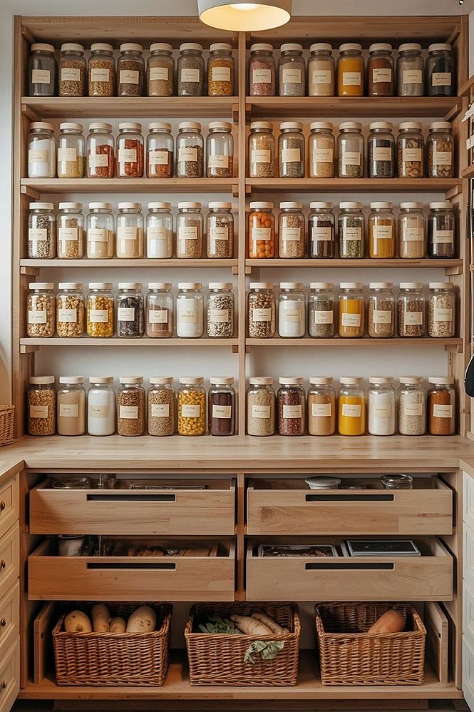 Homestead Pantry Design: Aesthetic Kitchen Pantry Inspiration