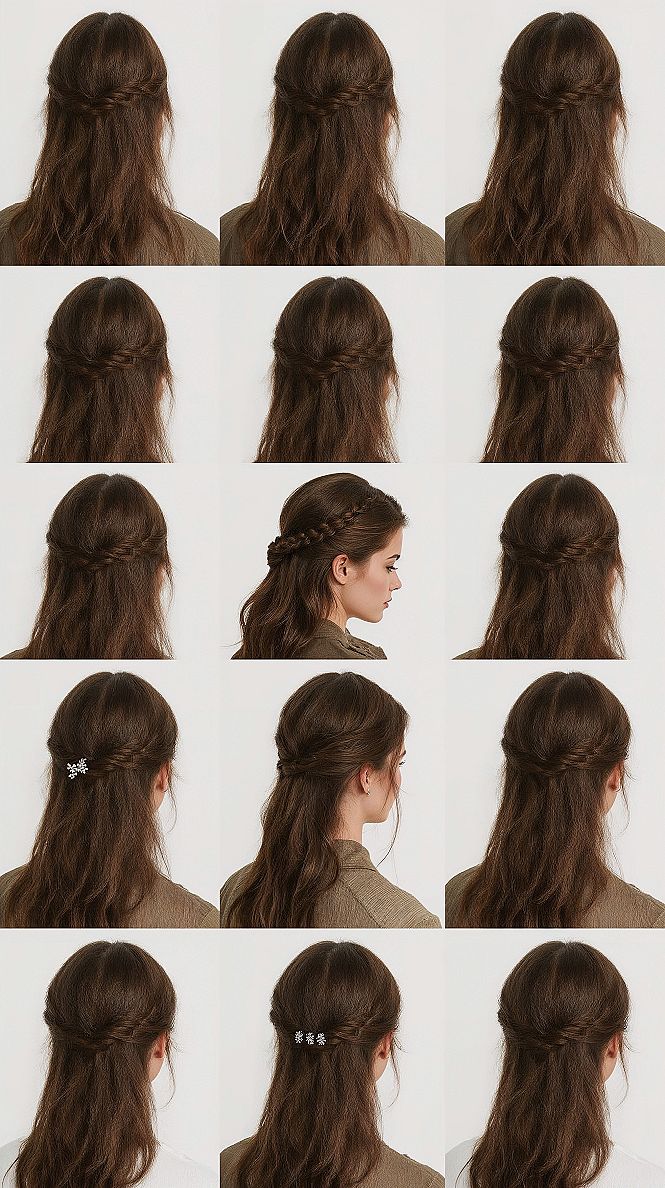 Aesthetic Protective Hairstyles: Easy Braids & Updos for School