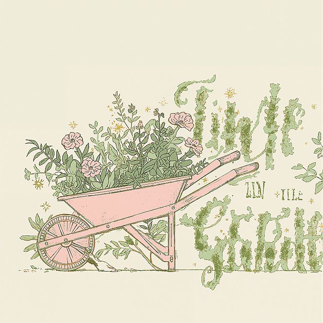 Cute Gardening Graphics: 'Find Me in the Garden' PNG for Plant Lovers