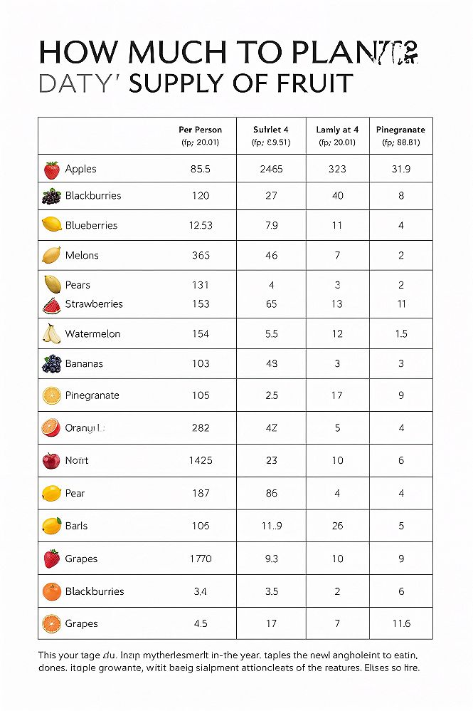 Fruit Tree Planting Guide: Your Year's Supply in One Garden