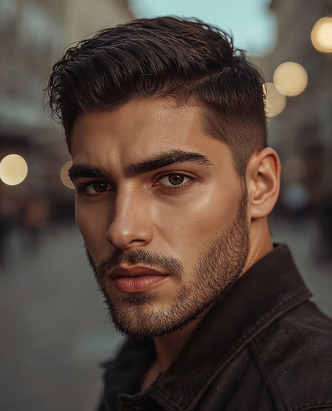 Ultimate French Crop with Beard: Mastering Modern Fade Men Hair