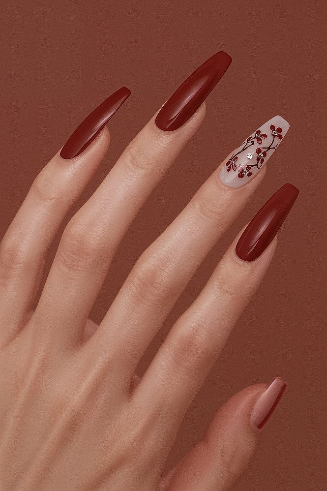 Hot Red Floral Nail Designs: Spring's Most Elegant Trend 2026