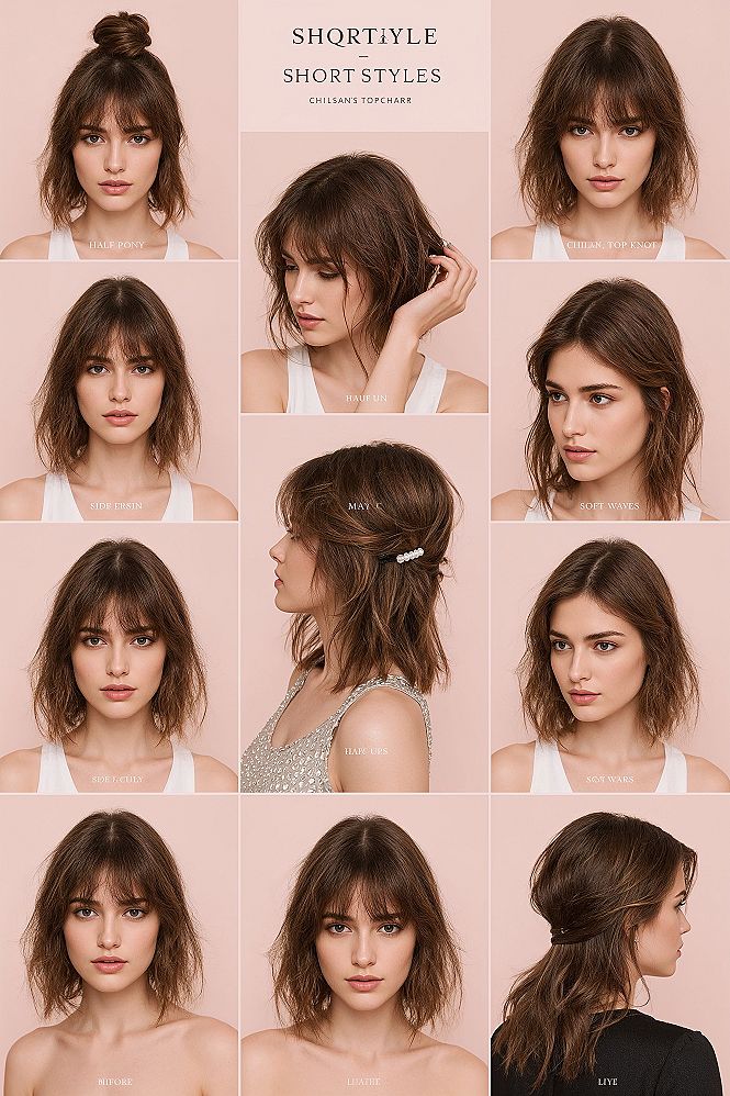 Top Short Hairstyles with Bangs: Cute & Effortless Mid-Length Looks