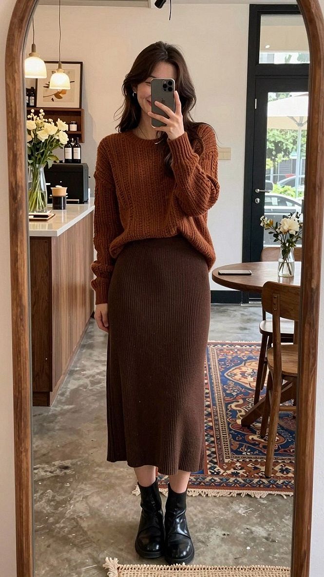 Keeping a Ribbed Suede Pencil Skirt Safe From Winter Weather