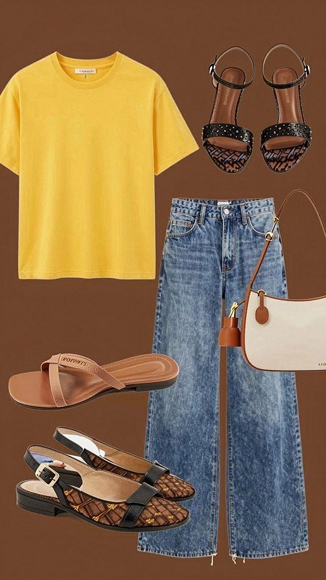 Keeping Your Casual Denim and Bright Top Combination Looking Fresh