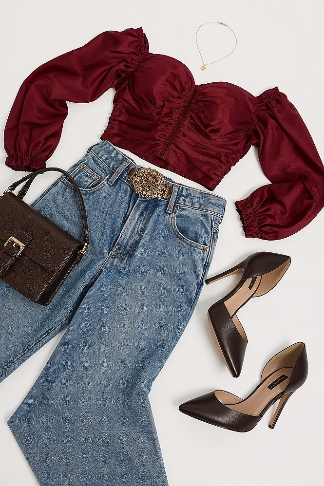 Timeless Vintage: 2000s Outfits Aesthetic with Bootcut Jeans