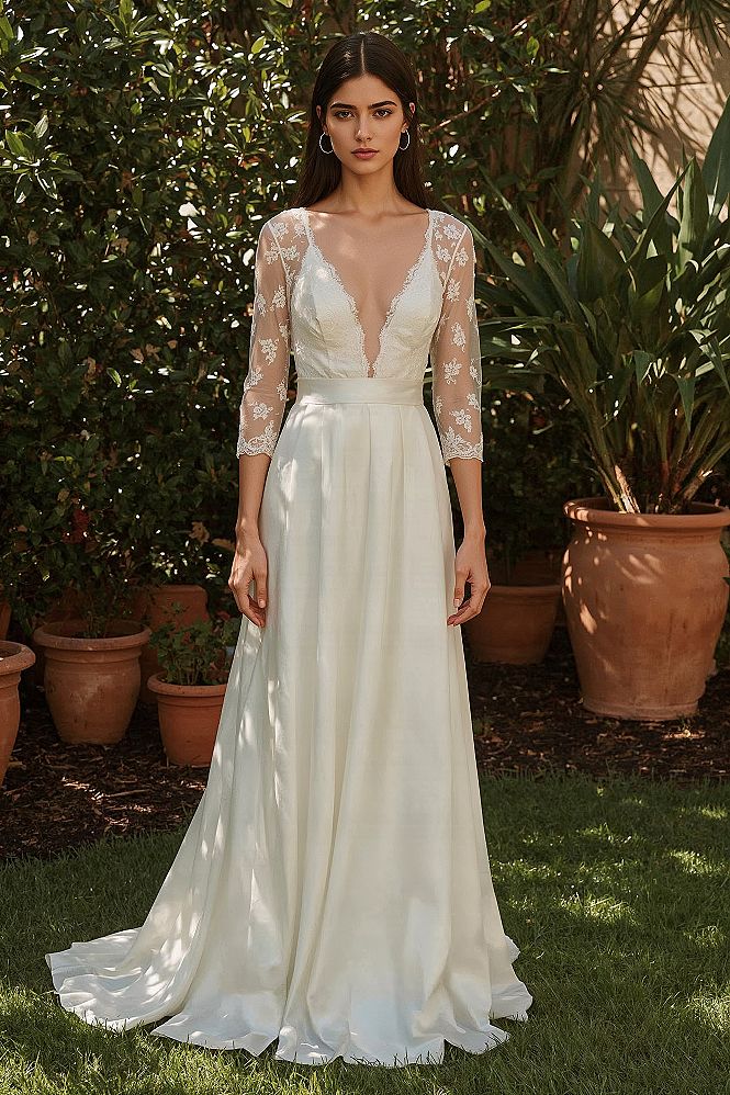 Convertible Wedding Gown: Chic Style for Reception and Ceremony